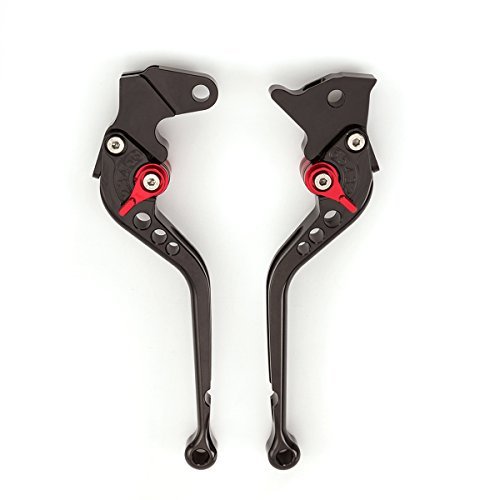 FXCNC CNC Billet Aluminum Adjustable Brake & Clutch Levers for Yamaha YZF R1 (2004-2008) & YZF R6 (2005-2016) - Compatible with R6S Canada (2006) & Europe (2006-2007) Versions - Premium Motorcycle Accessories for Enhanced Control & Comfort