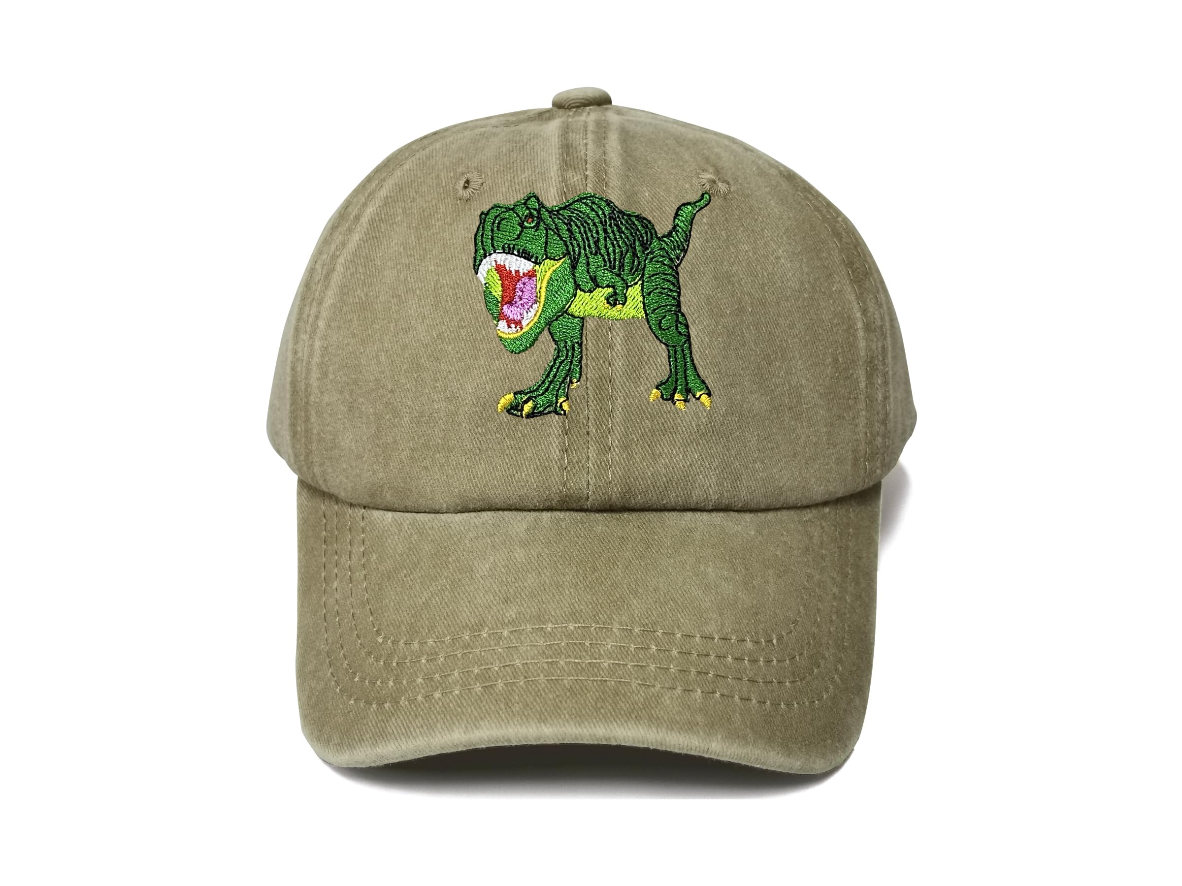 Hepandy Tyrannosaurus T-Rex Dinosaur Hat for Kids - Adjustable Dino Costume Hat for Boys & Girls - Perfect for Halloween, Birthday Parties & Dinosaur Theme Events