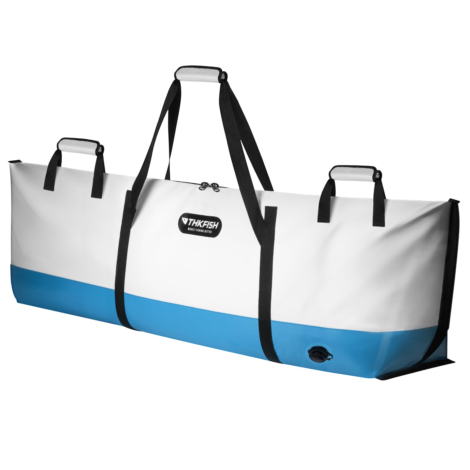 THKFISH 60x20x9in Insulated Fish Cooler Bag - Waterproof Kill Bag for Fresh Caught Fish, Ideal for Fishing Trips and Boat Outings