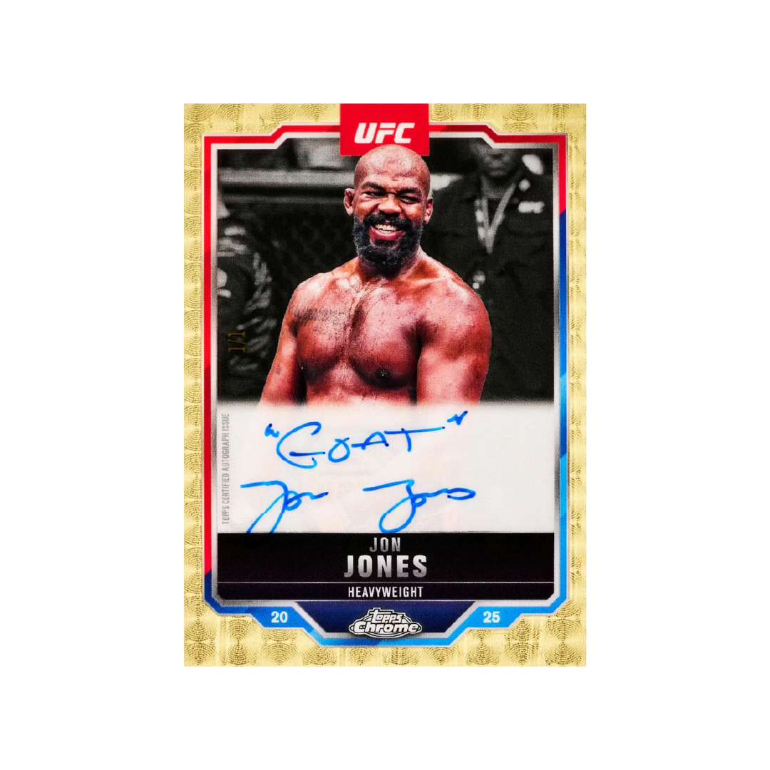 Topps Chrome UFC 2025 Hobby Box - Limited Edition Trading Cards for Collectors | Pre-Order Now for Best Deals | Perfect for UFC Fans, Sports Memorabilia Enthusiasts, and Gift Giving