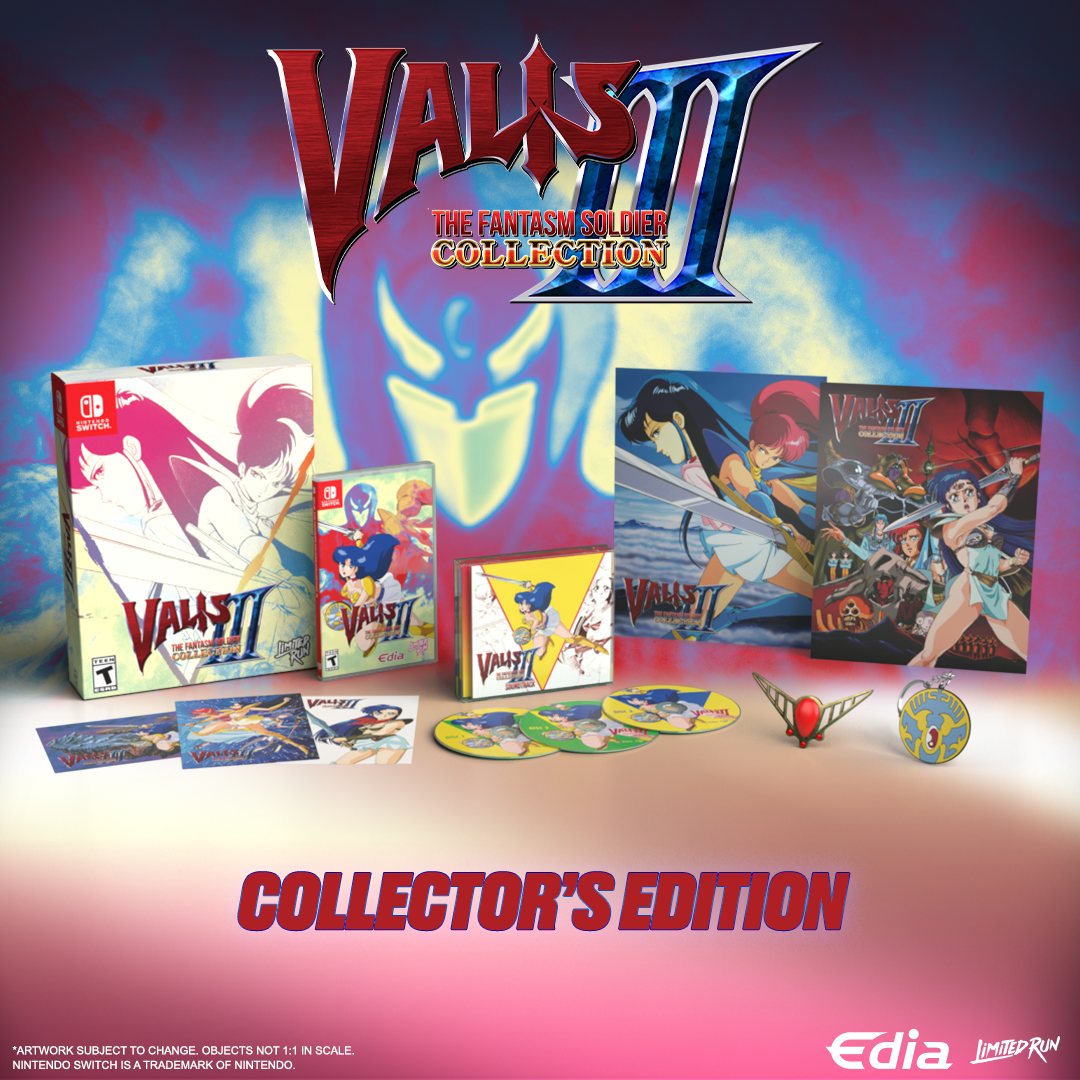 VALIS: The Fantasm Soldier Collection III Collector's Edition - Limited Run #250 Switch Game - Retro Action RPG for Nintendo Switch - Perfect for Gaming Collectors & Retro Enthusiasts