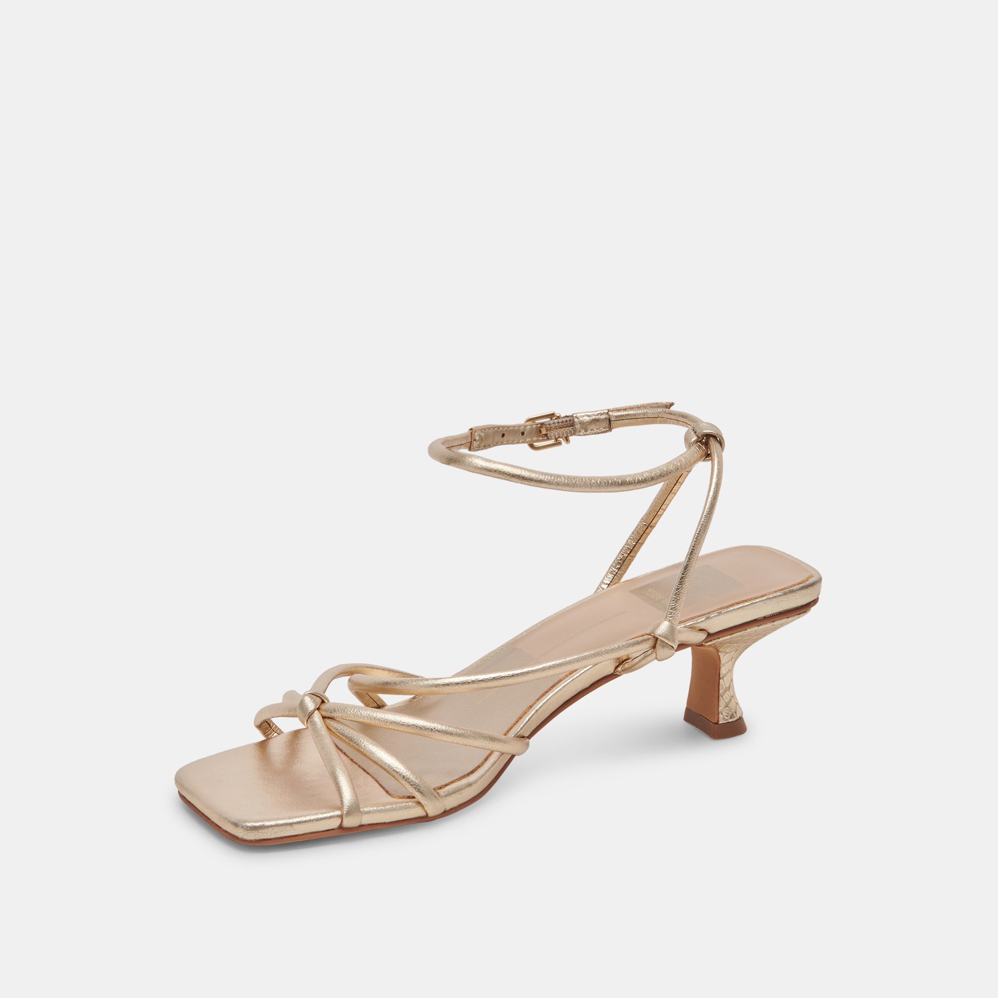 BEV HEELS Gold Metallic Leather Women's Dress Shoes - Elegant High Heels for Parties, Weddings & Evening Events