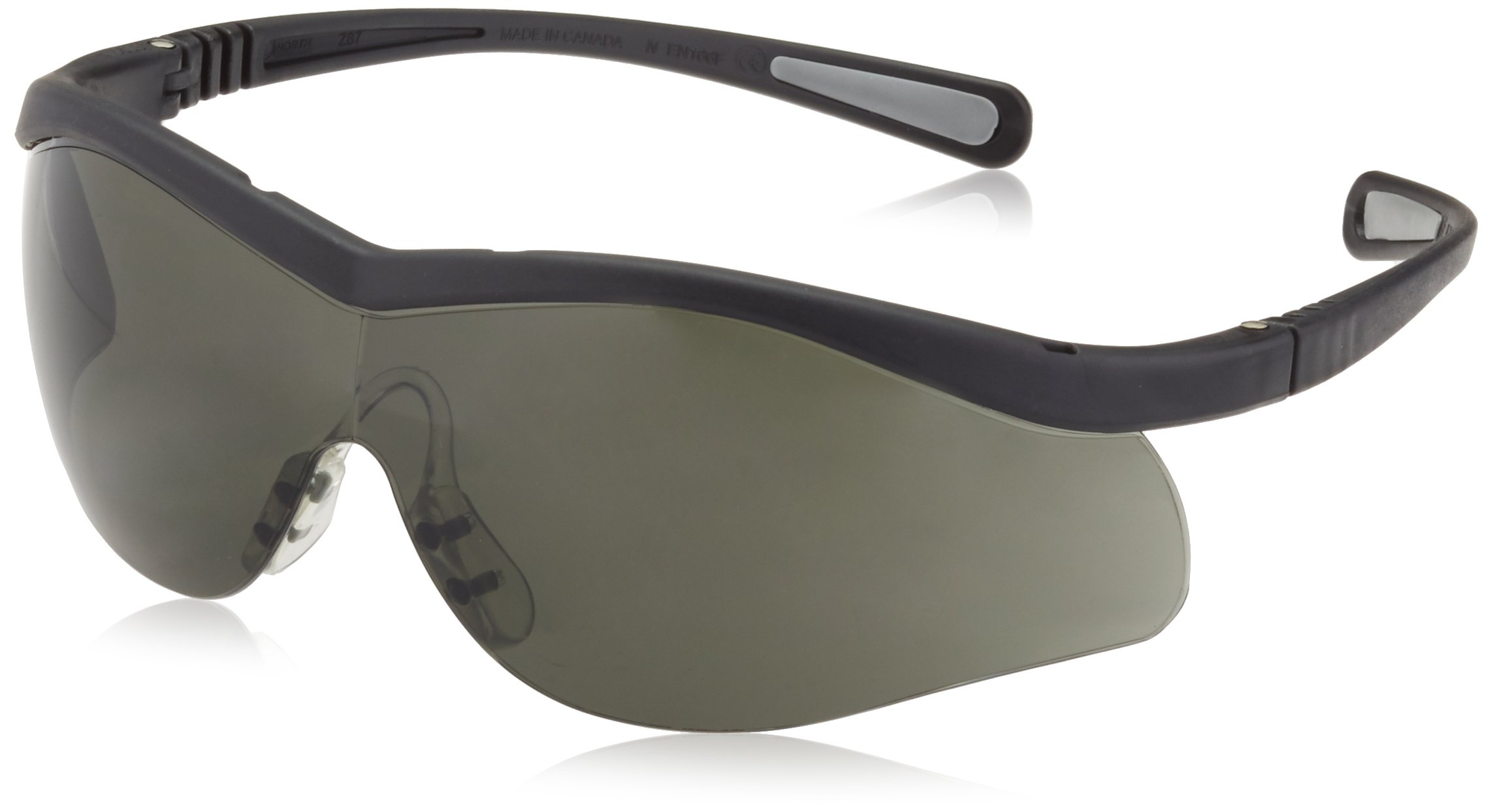 Honeywell T65005S Lightning Series Safety Glasses - Black Frame & Smoke Lens - ANSI Z87.1 Certified - 10 Pack - Ideal for Construction, Woodworking & DIY Projects