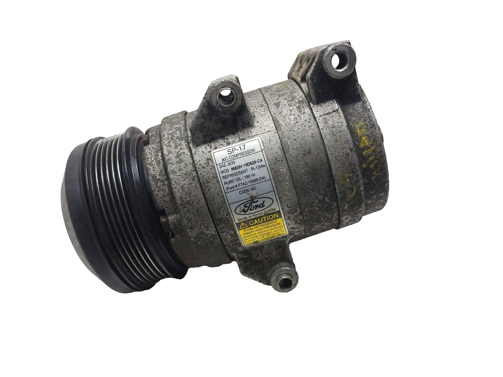 06 09 Mercury Milan AC Compressor 6E5H-19D629 OEM Replacement - Perfect for AC System Repair & Summer Cooling Maintenance