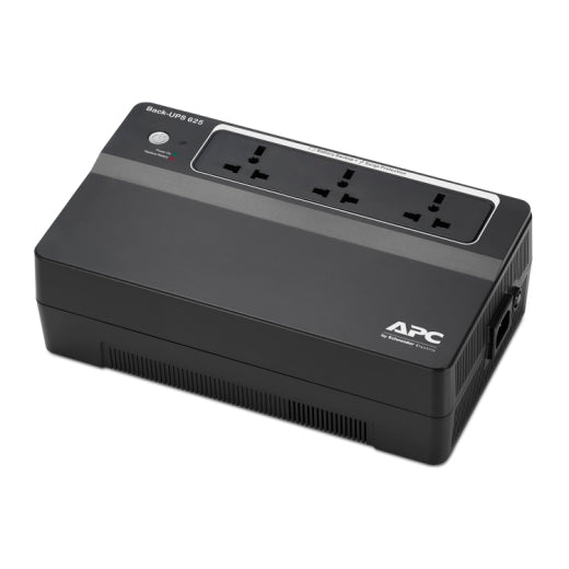 BX625CI MS Back UPS 625VA Battery Backup, 230V Uninterruptible Power Supply with AVR, Floor Standing Design & Universal Sockets - Perfect for Home Office, Gaming PC, and Network Equipment Protection