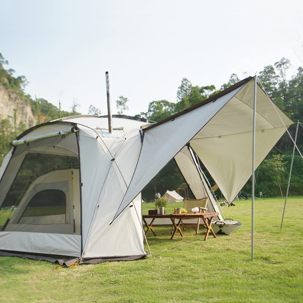 Instant Pop-Up Tent for 5-8 People, Lightweight Double Door Family Dome Camping Tent with Carry Bag – Perfect for Outdoor Family Camping, Hiking & Backpacking Adventures