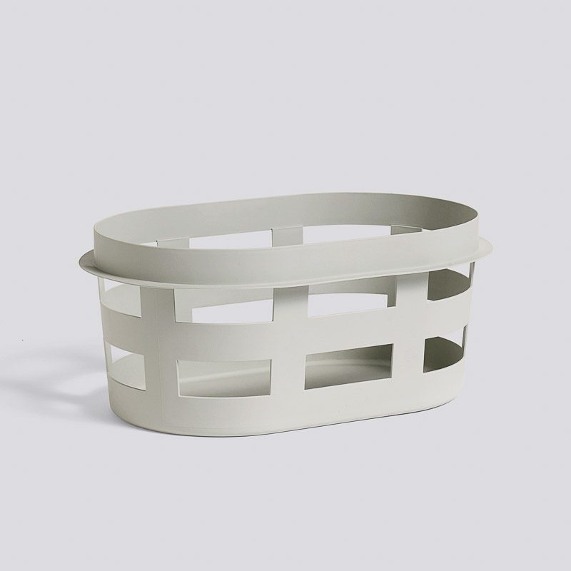 HAY Light Grey Washing Laundry Basket - Foldable Storage Bin for Clothes, Towels & Toys | Perfect for Bedroom, Bathroom & Laundry Room Organization