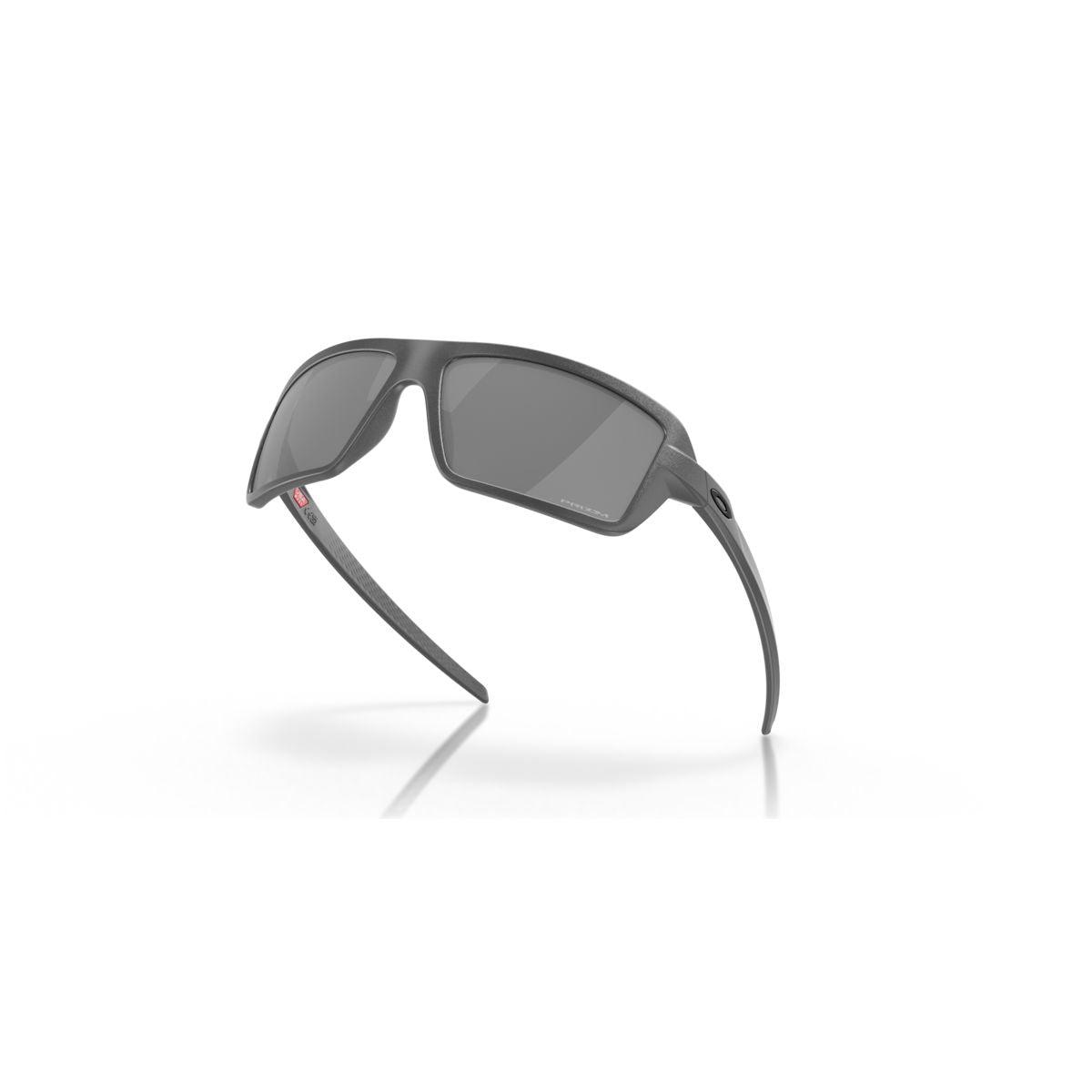 Oakley Cables Steel/Prizm Black Polarized Sunglasses 0OO9129 912903 - Stylish UV Protection for Outdoor Sports & Driving