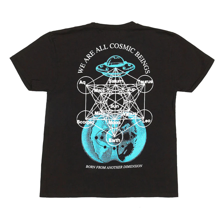 Cosmic Beings Black T-Shirt - Stylish Graphic Tee for Men & Women | Perfect for Casual Wear, Street Fashion & Everyday Outfits