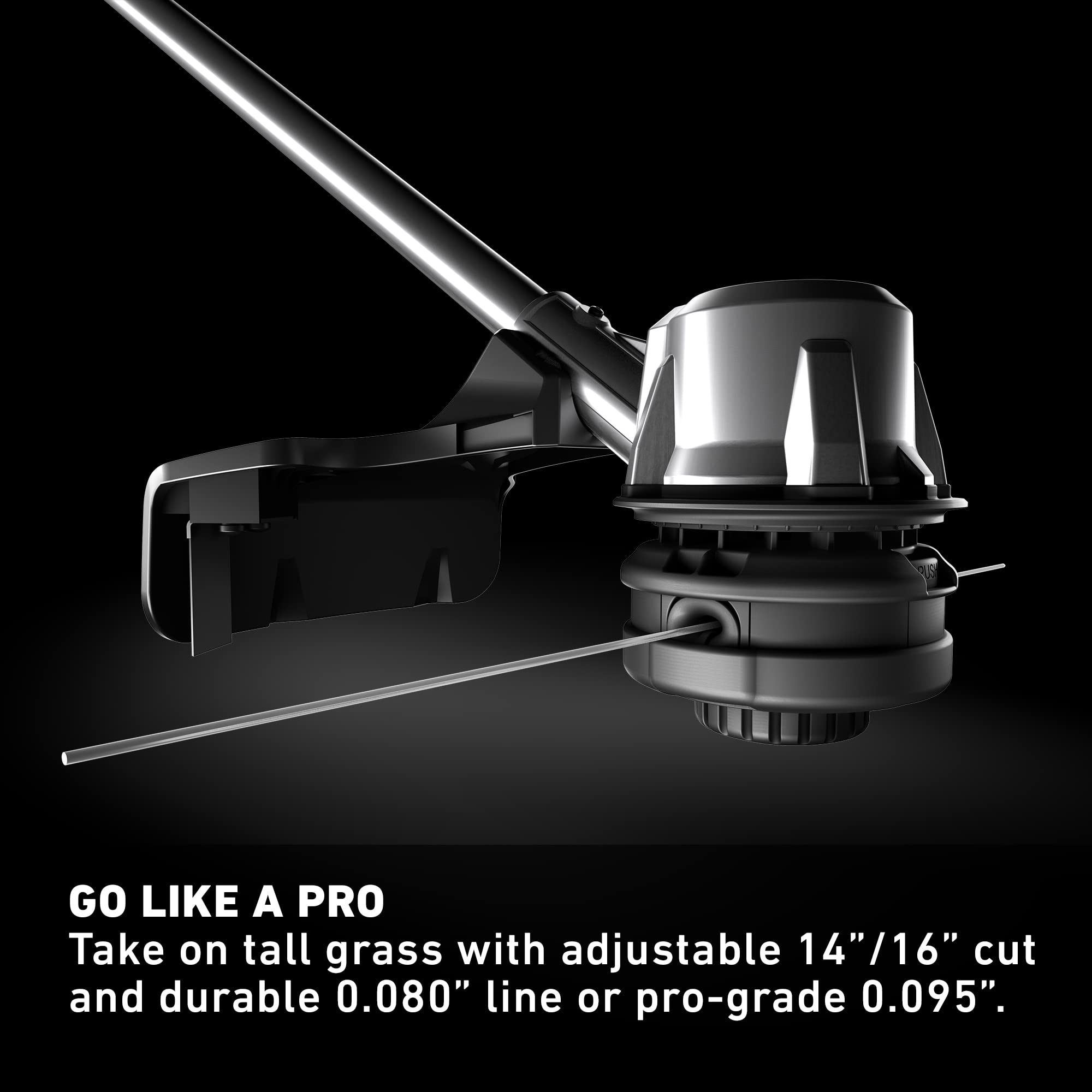 Toro Flex-Force Power System 60V Max Lithium-Ion Brushless Cordless 14/16 Inch Electric String Trimmer - 2.5Ah Battery & Charger Included (Black/Red) - Perfect for Lawn Care, Yard Maintenance & Landscaping
