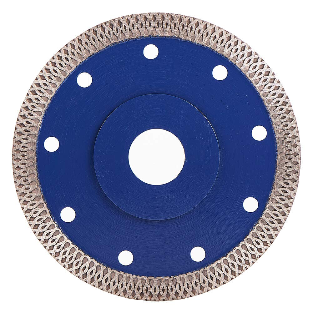 4.5 Inch Diamond Tile Saw Blade - Wet/Dry Porcelain & Ceramic Cutting Disc Wheel for Angle Grinder - Perfect for Bathroom Renovation, Kitchen Backsplash & Floor Tile Installation