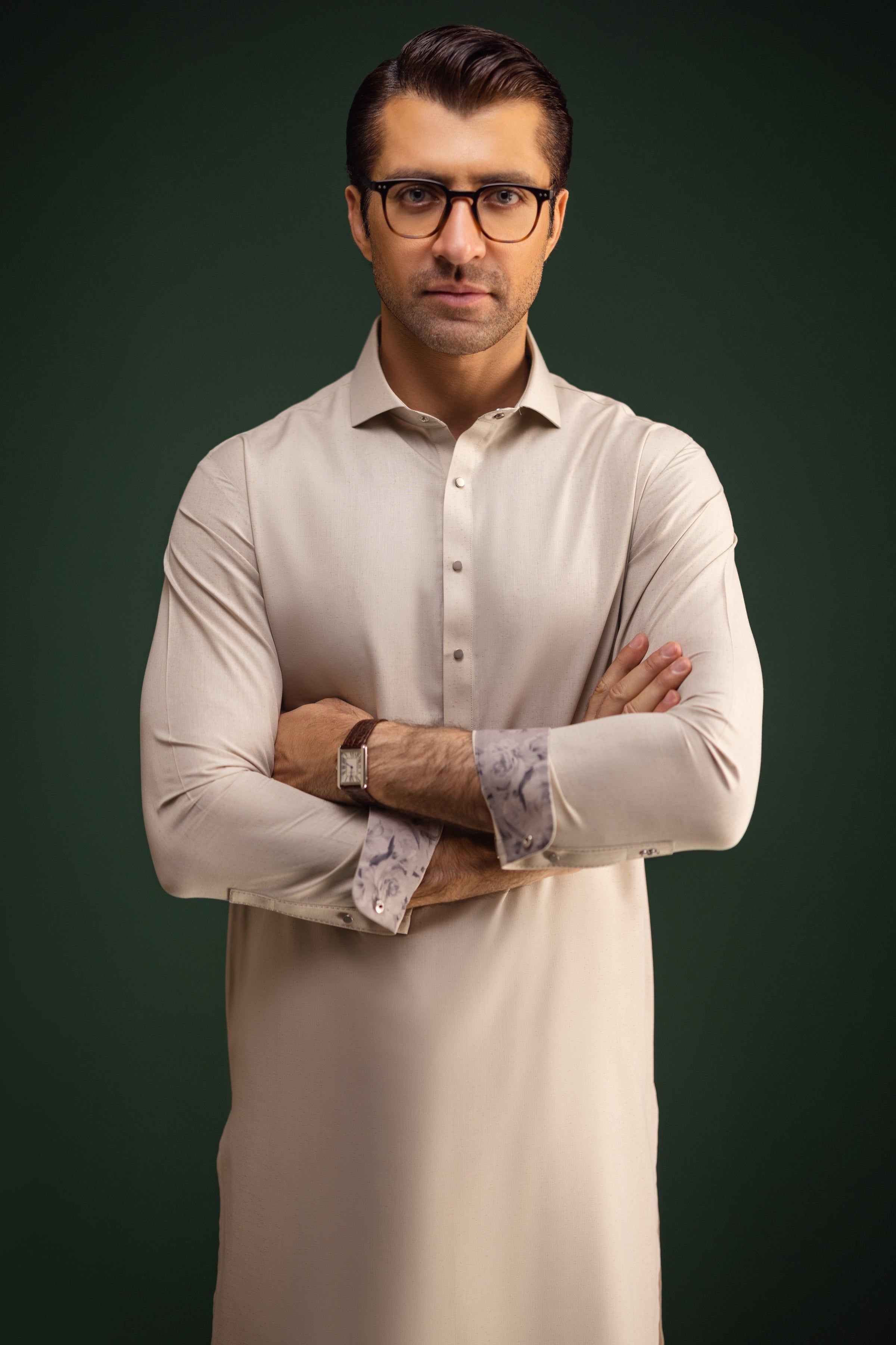 Premium Blended Light Grey Shalwar Kameez for Men & Women - Traditional Pakistani Outfit for Cast & Crew - Perfect for Weddings, Festivals & Cultural Events
