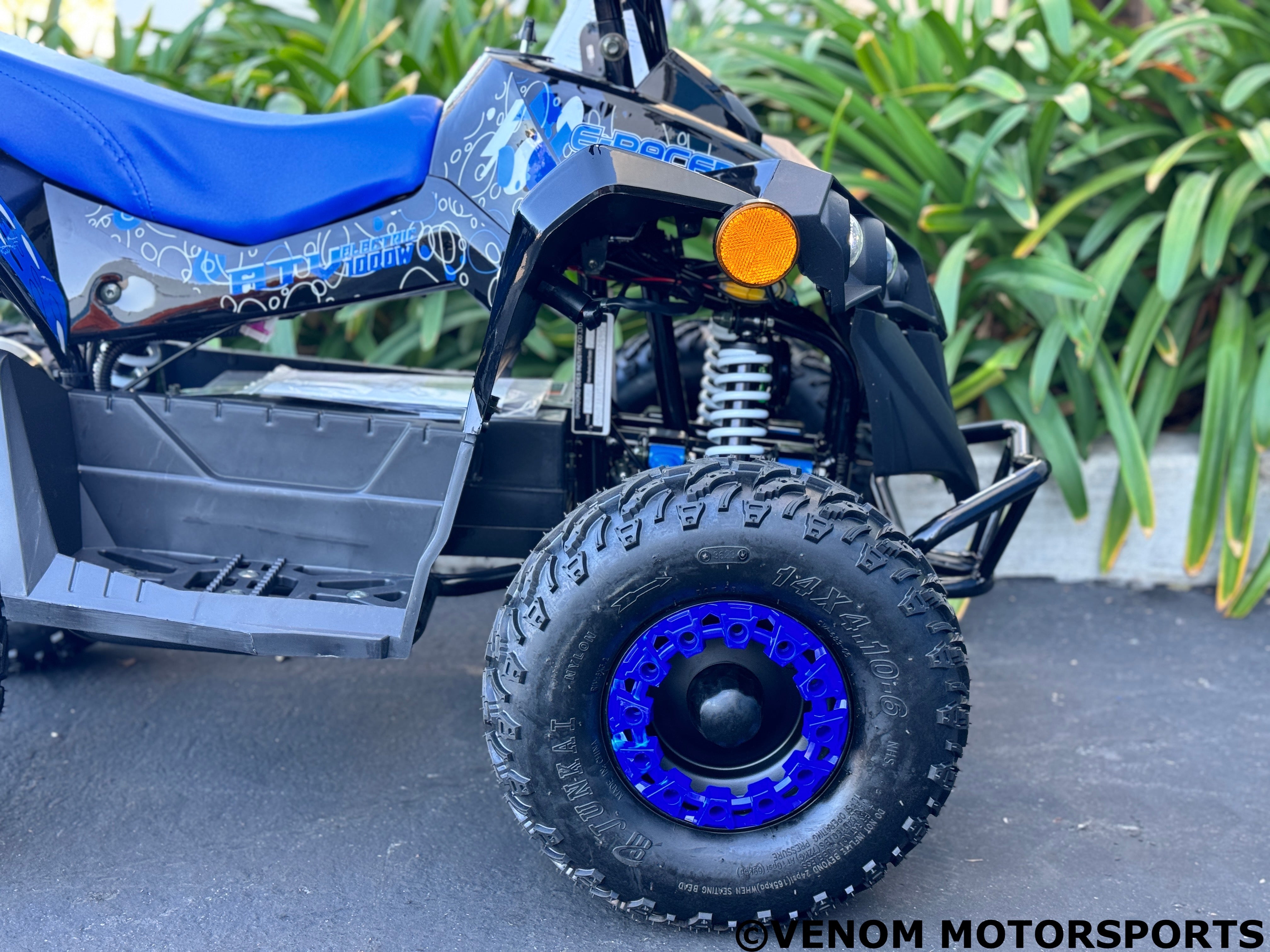 Venom E Racer 1000W 36V Electric ATV for Adults - Off-Road Adventure, Hunting & Farm Work - Powerful All-Terrain Vehicle with Long Battery Life