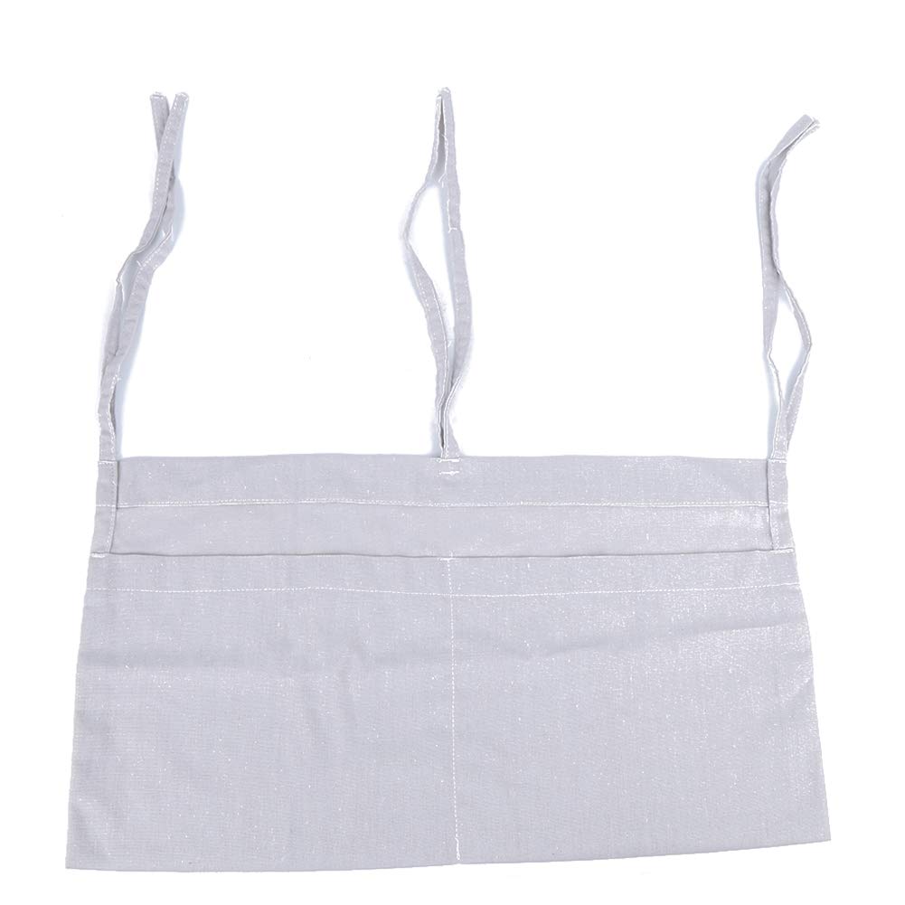 Gray Baby Nursery Organizer - Hanging Cloth Toy Storage Pouch for Crib, Stroller & Nursery Organization | Perfect for Diapers, Pacifiers & Baby Essentials