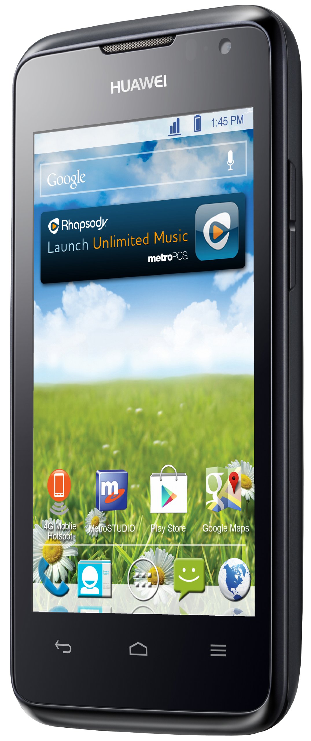 Huawei Premia 4G LTE Android Smartphone - Unlocked GSM Prepaid Phone for MetroPCS & T-Mobile | Perfect for Travel, Business & Everyday Use