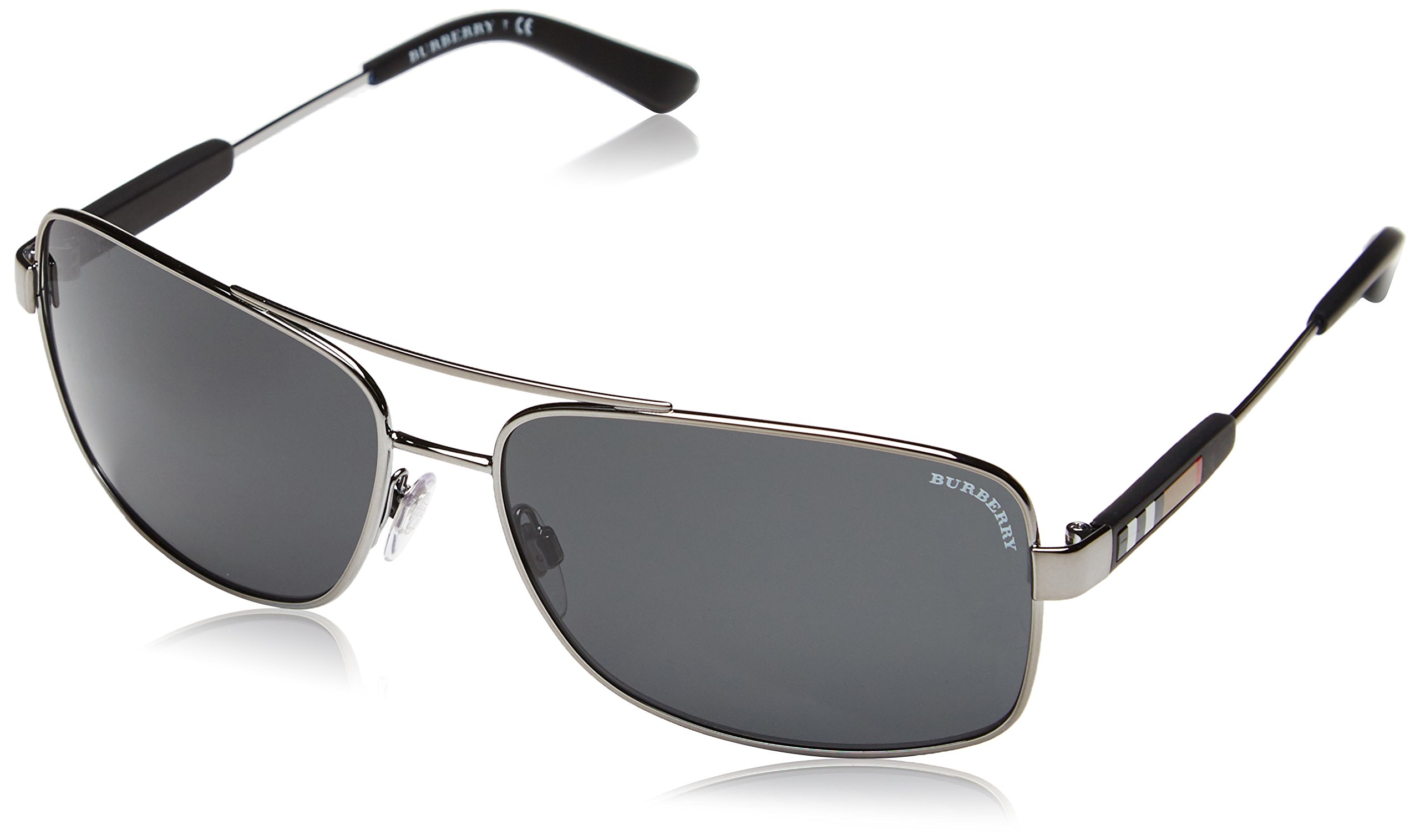 BURBERRY BE 3074 Sunglasses in Gunmetal Grey - Stylish UV Protection for Men & Women - Perfect for Outdoor Activities, Travel, and Fashion Accessories
