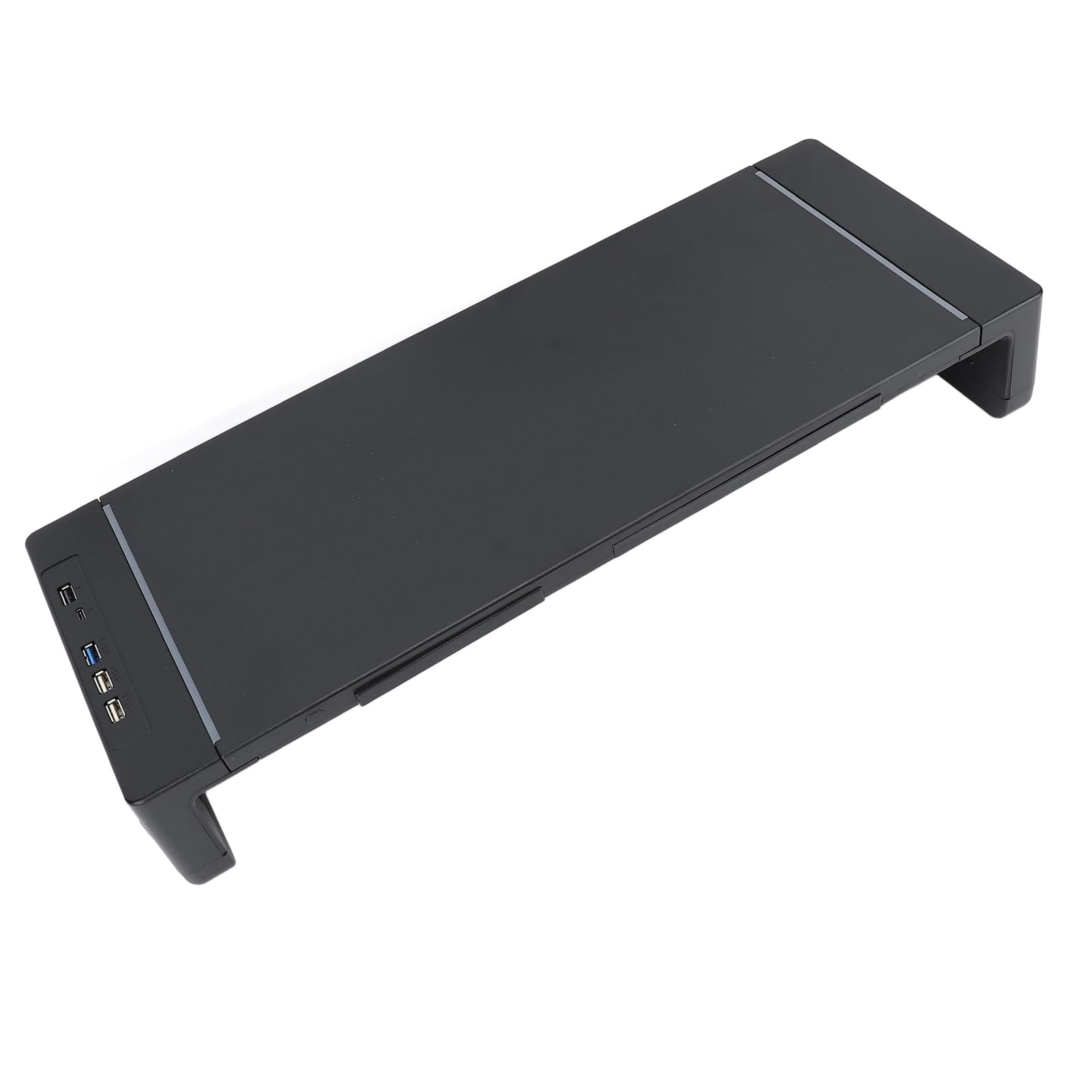 Shipenophy Computer Stand Riser with USB 3.0 Fast Charging & RGB Lighting - Ergonomic Monitor Stand with Storage Drawer for Office & Home Workspace - Perfect for Laptops, Tablets & Phone Charging