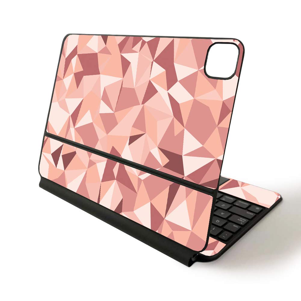 Apple Magic Keyboard Skin for iPad Pro 11-inch (2020) | Sushi Design Vinyl Decal Wrap Cover - Protective, Durable & Unique Mosaic Rose Pattern (APIPSK1120) | Perfect for Work, Travel & Personalizing Your Device