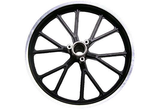 TOXOZERS 24V Dirt Bike Front Rim - Replacement Wheel for Kids Electric Dirt Bikes - Perfect for Off-Road Adventures and Backyard Riding
