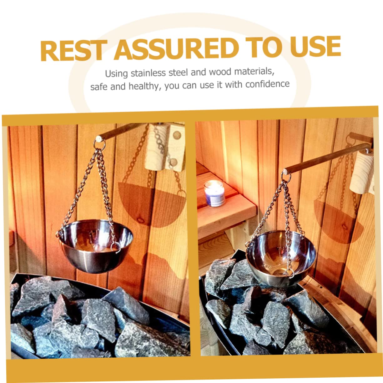 YARNOW 3-Pack Metal Sauna Oil Bowl Set - Essential Oil Holder, Perfume Tray & Aroma Mixing Cup for Spa, Sauna & Home Relaxation | Perfect for Aromatherapy, Massage & Wellness Sessions