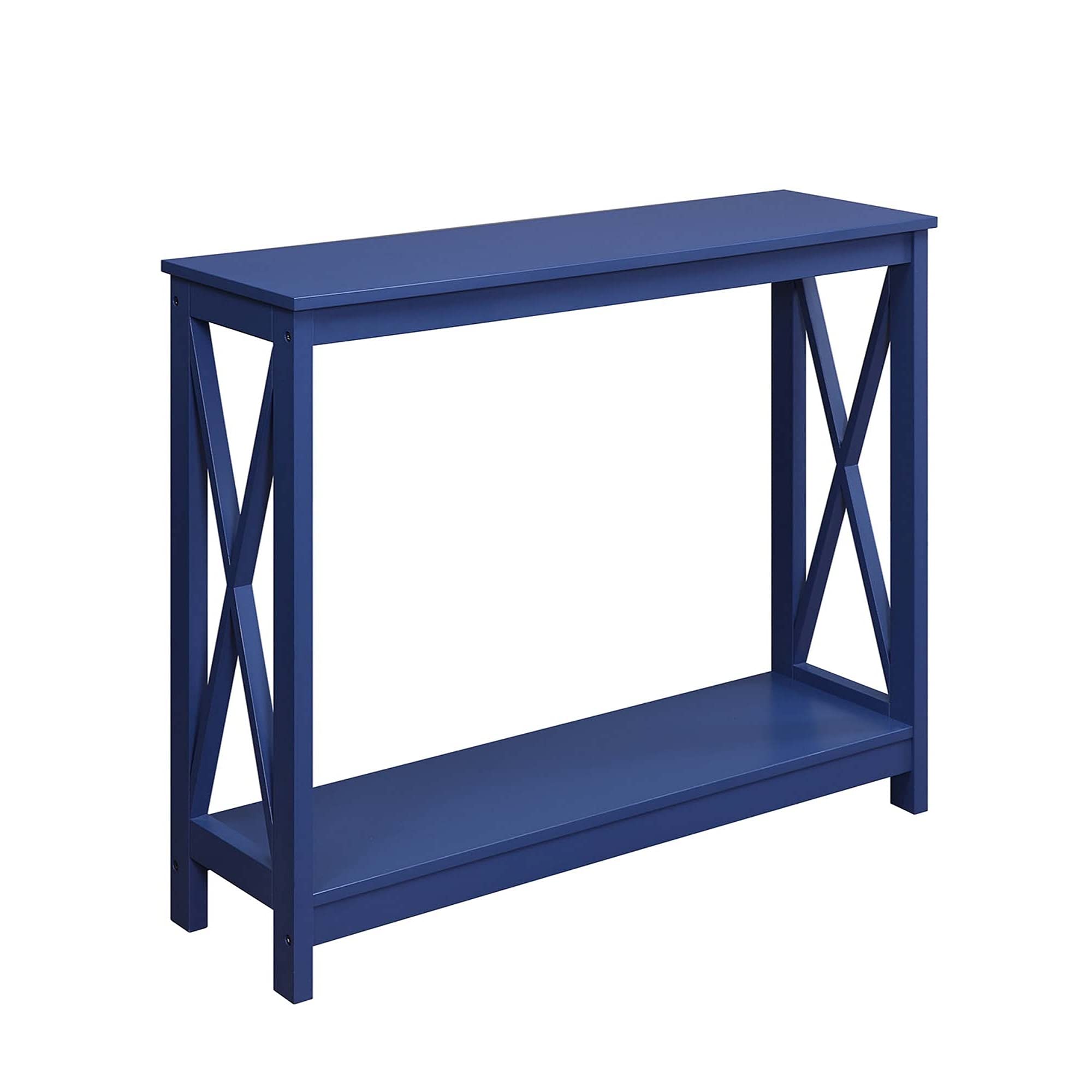 Ergode Oxford Console Table with Shelf - Modern Entryway Sofa Table with Storage Shelf for Hallway, Living Room & Bedroom Decor