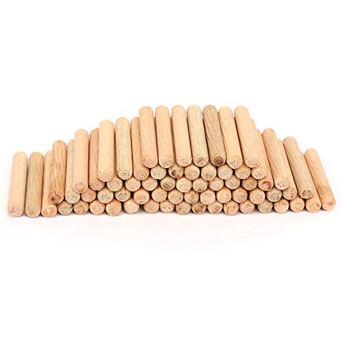 Premium Wooden Craft Dowel Pins - 1 Pack (640mm) with Fluted Shanks & Chamfered Ends for Woodworking, DIY Projects & Furniture Construction - Perfect for Joinery, Shelving & Home Decor Crafts