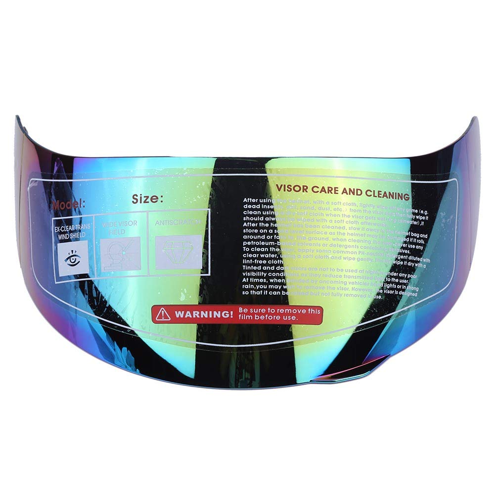 Aramox Universal Motorcycle Helmet Visor Lens - AGV K5 K3SV Replacement for Full Face Helmets - Riding Protection