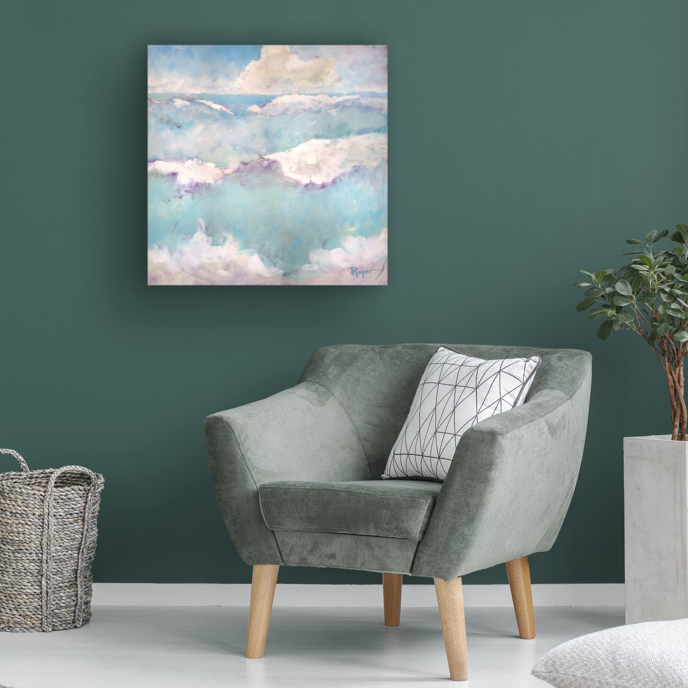Trademark Fine Art 'A Day at the Beach IV' Canvas Wall Art by Sue Riger - Coastal Decor for Living Room, Bedroom & Office