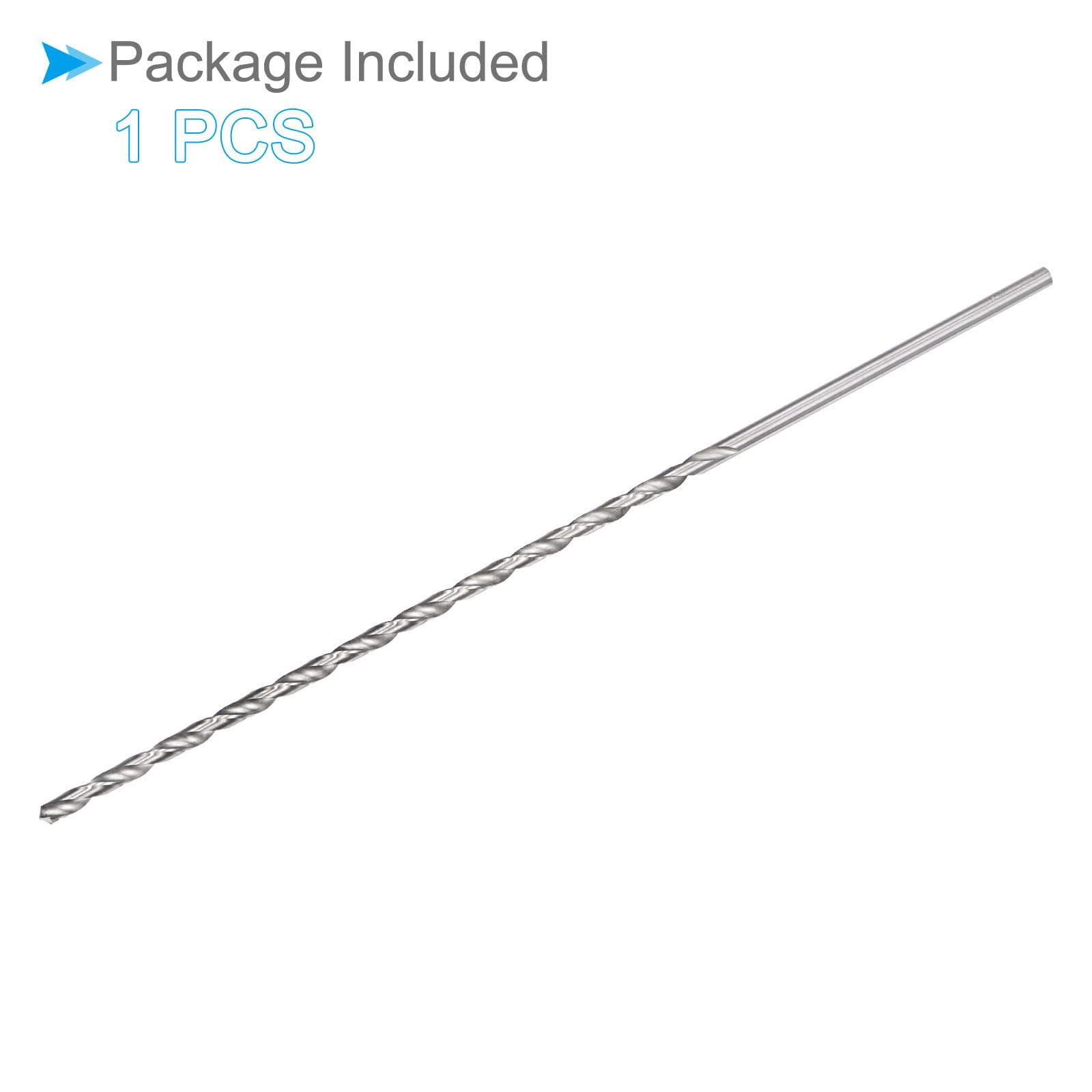 5.5mm x 300mm Extra Long High Speed Steel Twist Drill Bit for Metal, Wood, Copper - Perfect for Deep Hole Drilling in Carpentry, Plumbing & DIY Projects