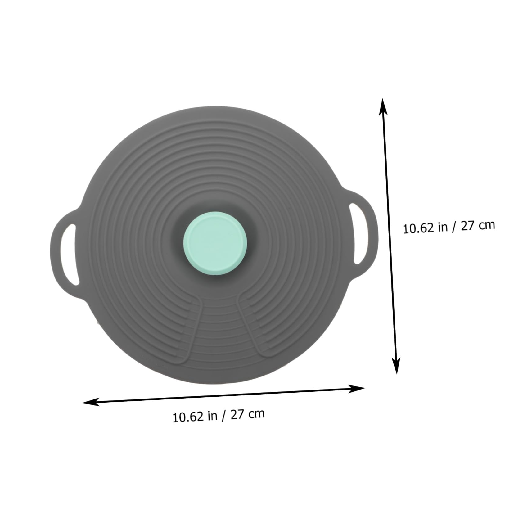 TOPBATHY 2-Pack Silicone Microwave Pot Lids - Flexible, Heat-Resistant Silicone Suction Lids for Bowls & Dishes - Perfect for Microwave Cooking, Food Storage & Meal Prep