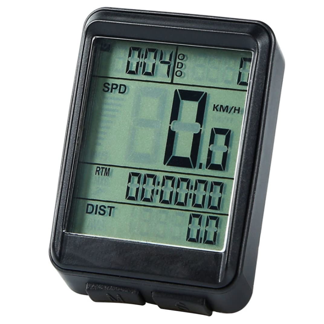 Havamoasa Wireless Bike Speedometer - Waterproof MTB Cycling Computer with Odometer & Stopwatch for Speed Tracking - Perfect for Mountain Biking, Road Cycling & Fitness Training