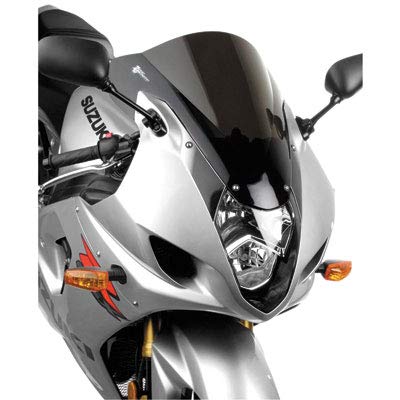 Dark Smoke Double Bubble Windscreen for Suzuki GSXR 1000 (2007-2008) - Motorcycle Windshield for Enhanced Visibility & Aerodynamics - Perfect for Street Riding & Track Days