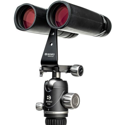 Benro Arca Swiss Style Binocular Bracket - Compatible with Tripods & Monopods | Durable Aluminum Alloy for Outdoor Activities, Bird Watching & Stargazing