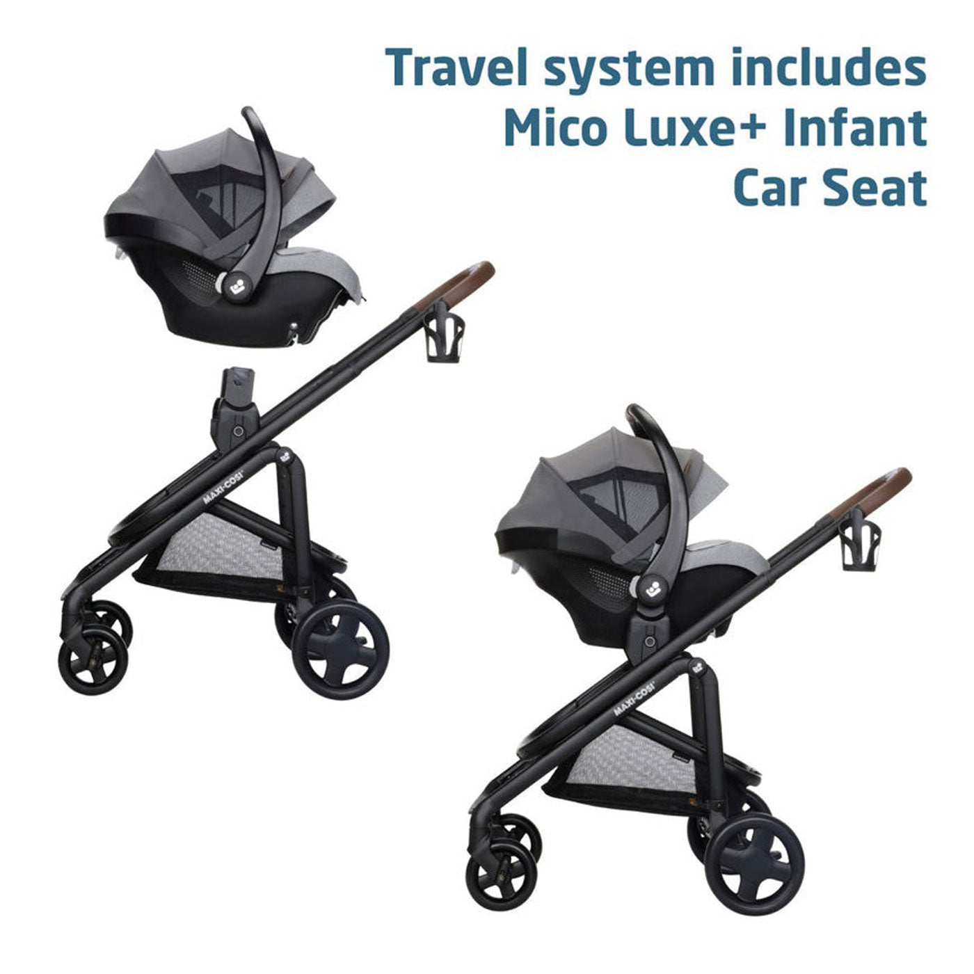 Maxi Cosi Tayla Max 5-in-1 Convertible Car Seat & Stroller Travel System for Infants & Toddlers - Perfect for Road Trips, Air Travel & Everyday Use