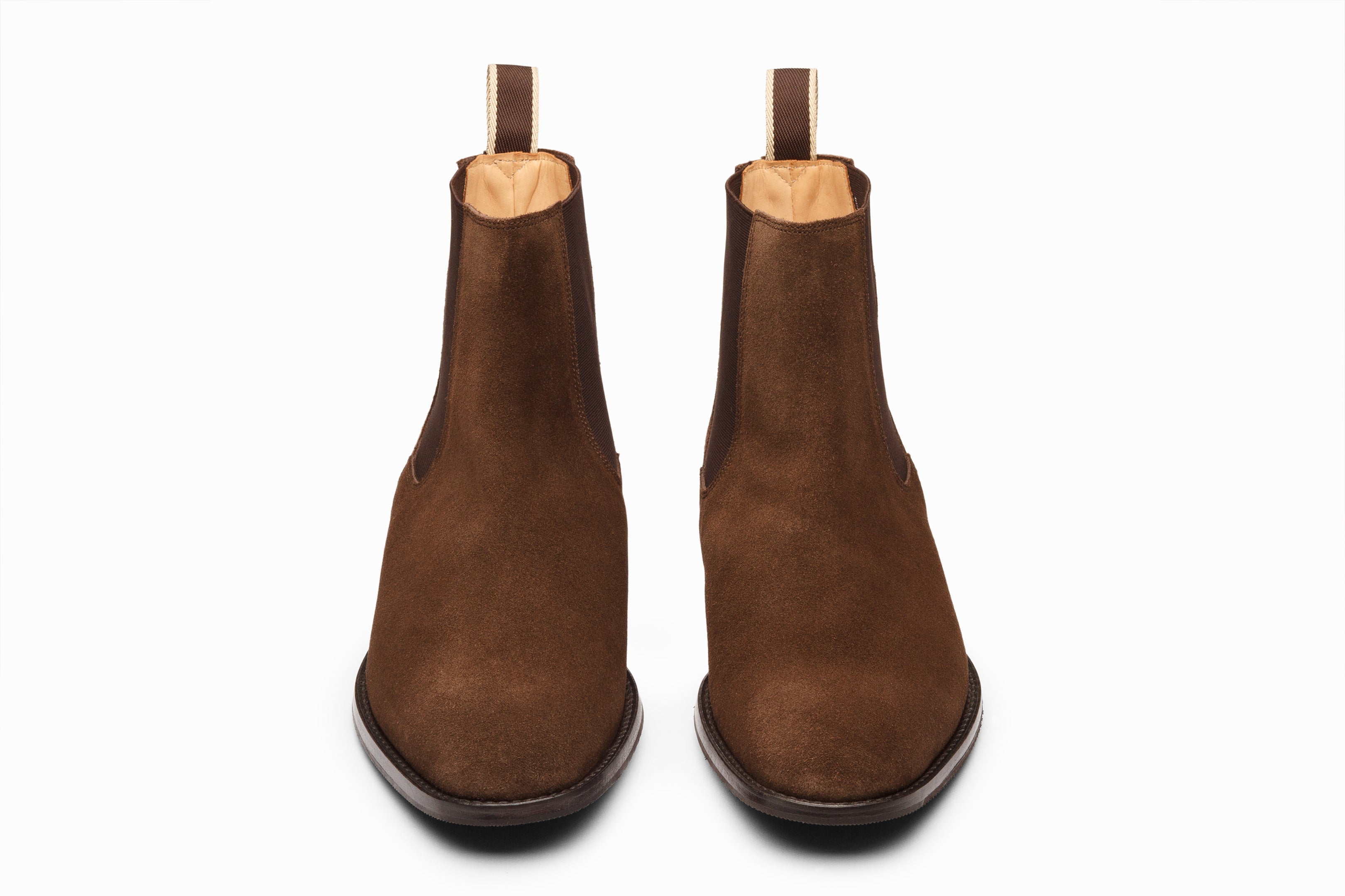 Men's Chelsea Boots Dark Brown Suede - Comfortable Ankle Boots for Casual & Dress Wear | Water-Resistant Suede Leather Shoes for Fall & Winter Fashion