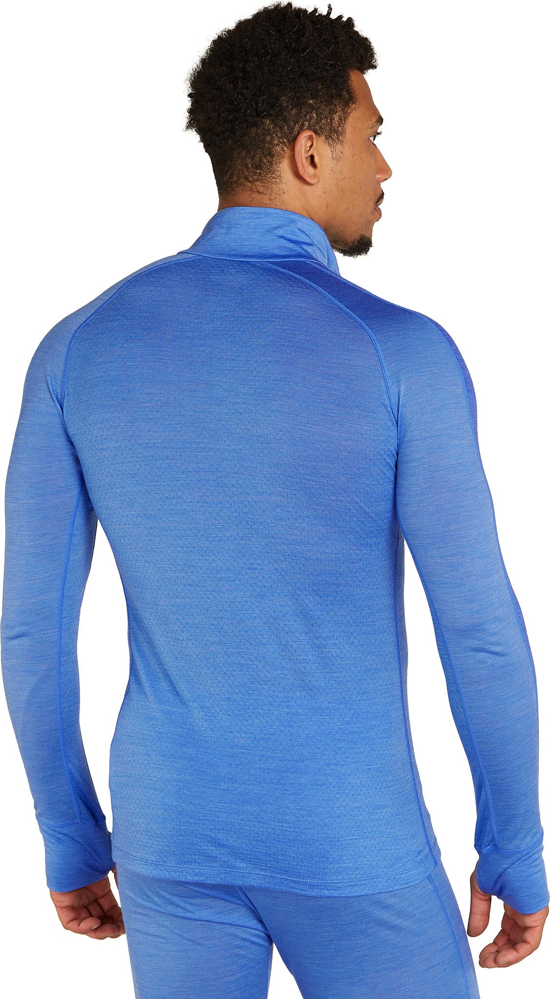 125 ZoneKnit Merino Blend Long Sleeve Half Zip Thermal Top for Men - Warm Base Layer for Hiking, Skiing & Outdoor Activities