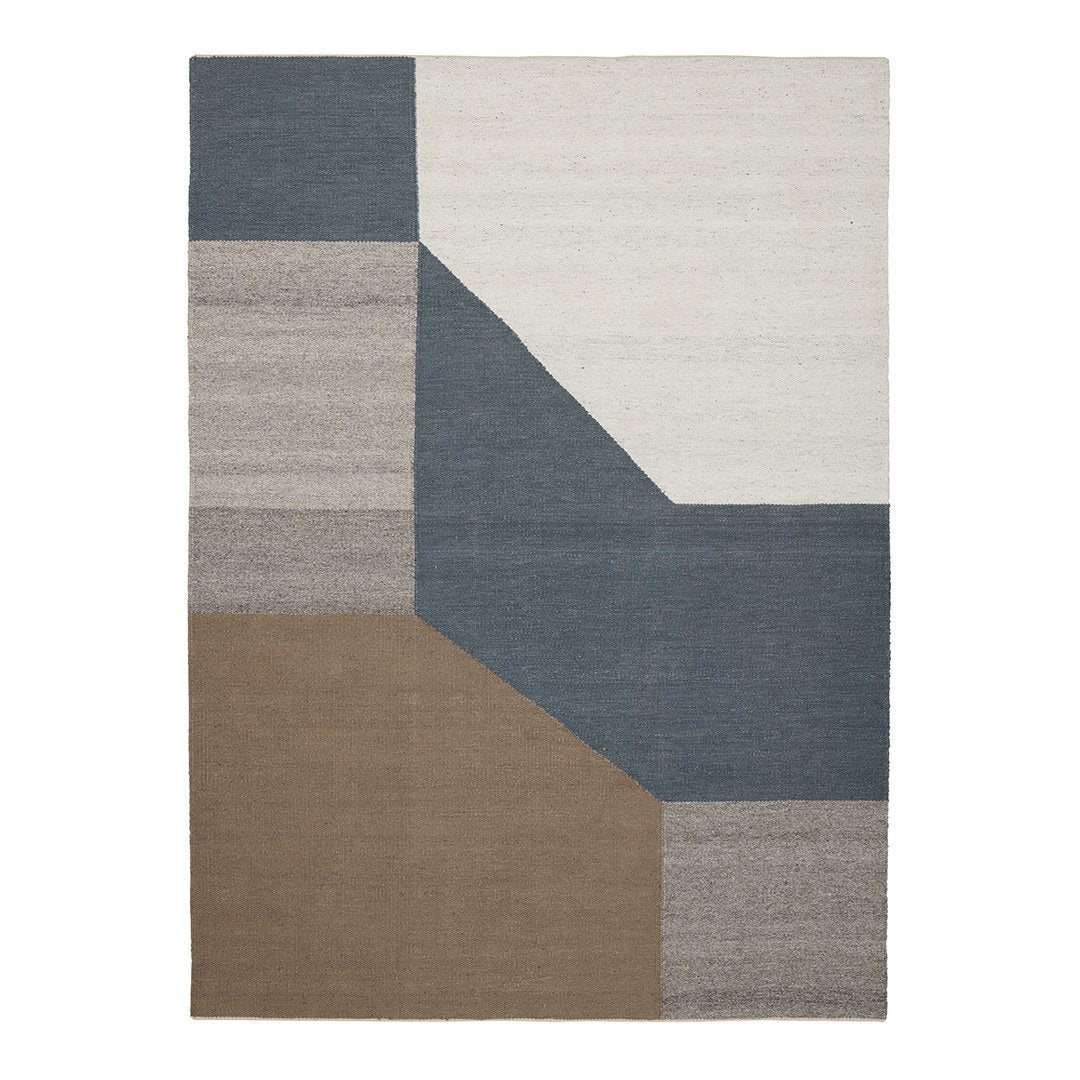 Linie Design Blocchi Rug - Modern Geometric Area Rug for Living Room, Bedroom & Office - Soft & Durable Home Decor