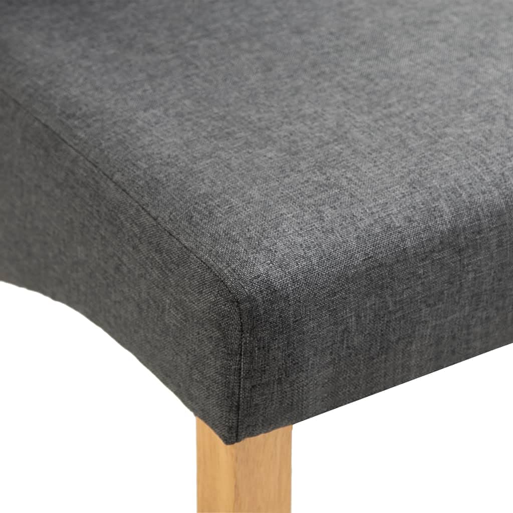 Modern Dining Chairs Set of 6 - Gray Fabric Upholstered High Back Kitchen Chairs with Padded Seat for Dining Room, Living Room & Home Decor | Comfortable & Stylish Seating for Family Gatherings, Dinner Parties & Everyday Use