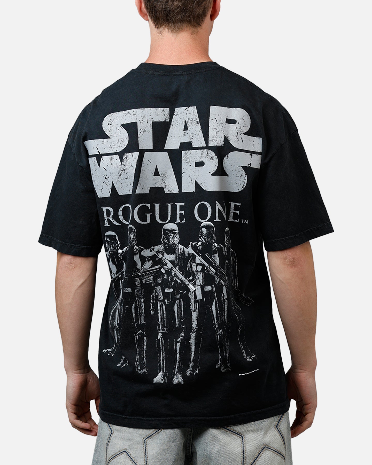73 Studio Star Wars Death Trooper Vintage T-Shirt Black - Perfect for Cosplay, Gift Giving & Star Wars Fans