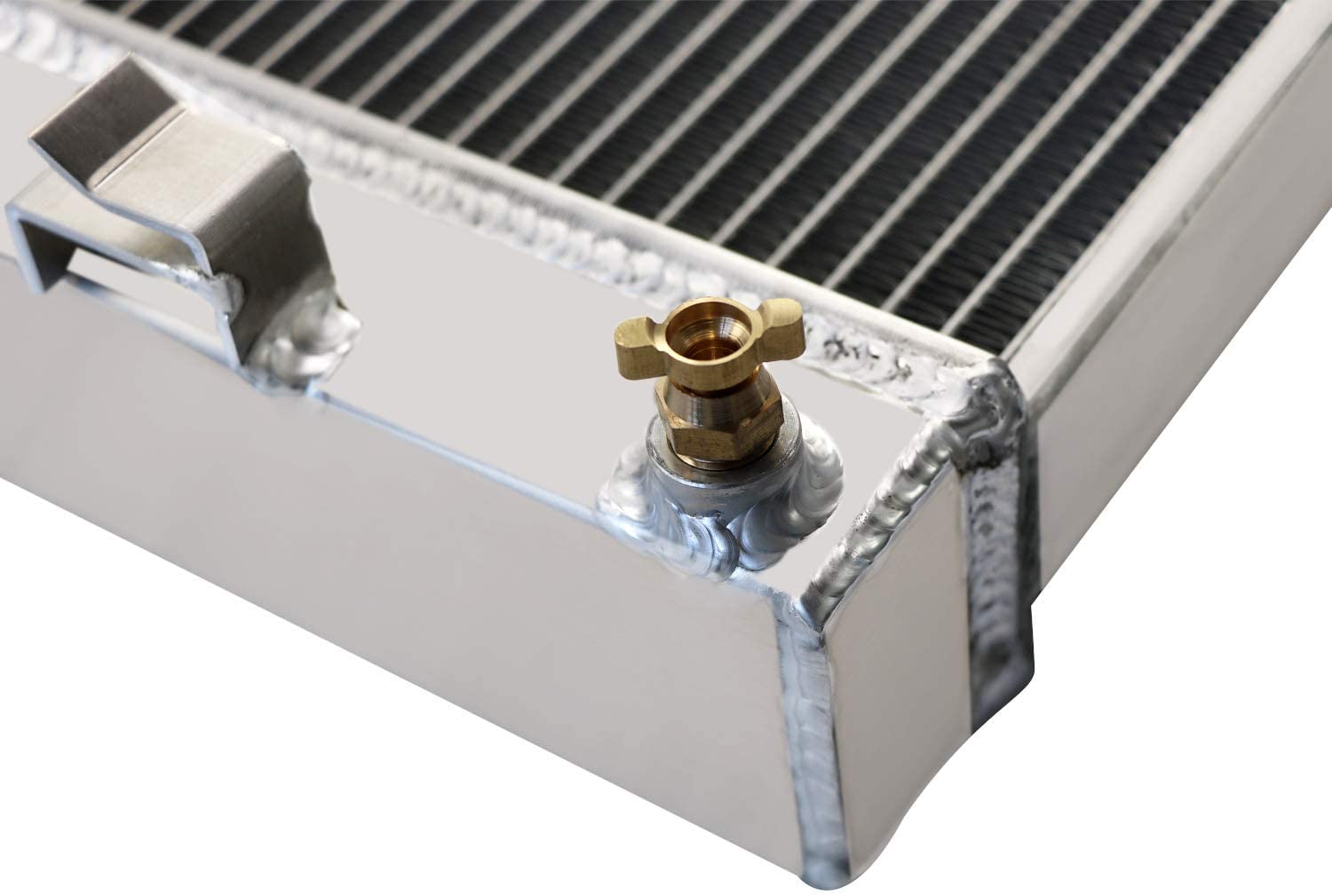 34mm Aluminum Radiator with Electric Fan Shroud & Thermostat Kit - Replacement for 2003-2009 Dodge Ram 2500/3500 & 2008-2010 Ram 4500/5500 - Fits 5.9L & 6.7L Cummins Diesel Engines - 2 Row Core Cooling System - Perfect for Towing, Off-Road & Heavy-Duty Use