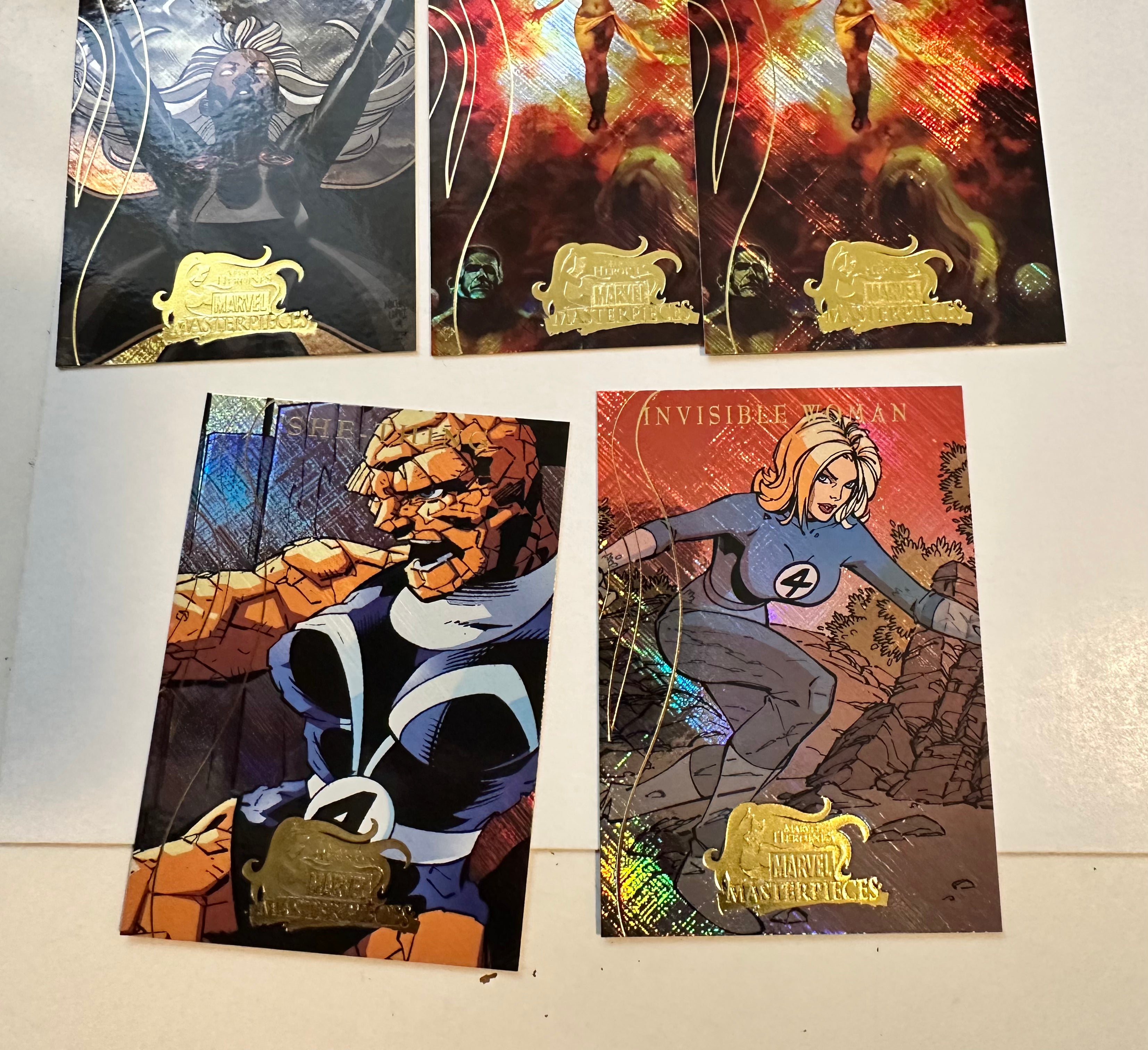 2008 Marvel Masterpieces Foil Insert Cards Lot - Rare Collectible Trading Cards for Superhero Fans | Perfect for Collectors, Gifts & Display