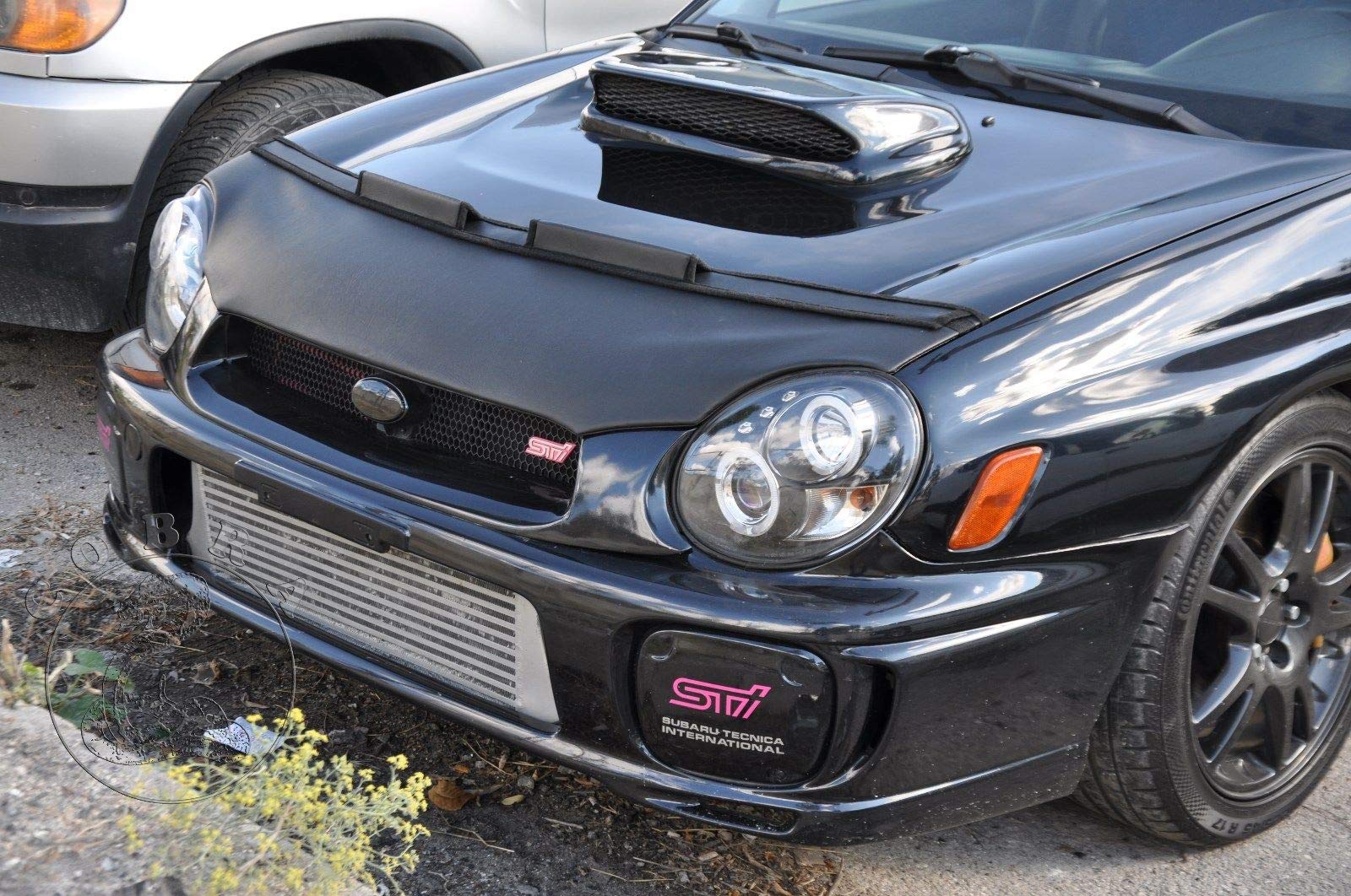 2002-2003 Subaru Impreza Car Hood Bra Mask Protector - Custom Fit Bonnet Cover for Windshield Protection & Road Debris - Perfect for Daily Commuting & Long Road Trips