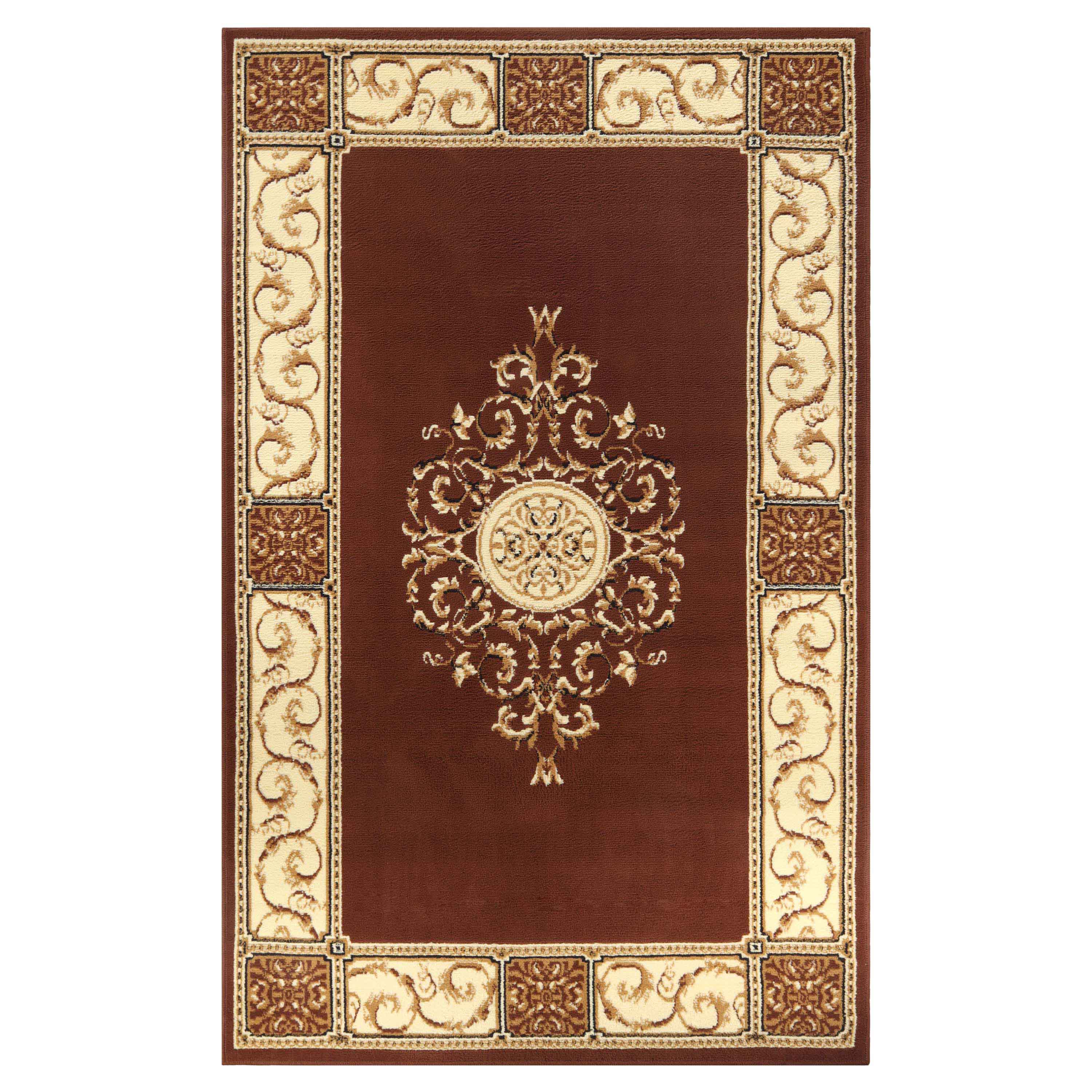 Large Medallion Modern Bohemian Indoor Area Rug or Runner - Perfect for Living Room, Bedroom, and Hallway Decor