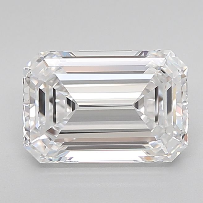 2.09 Carat D Color VVS1 Clarity Emerald Cut Lab-Grown Diamond for Engagement Rings & Fine Jewelry