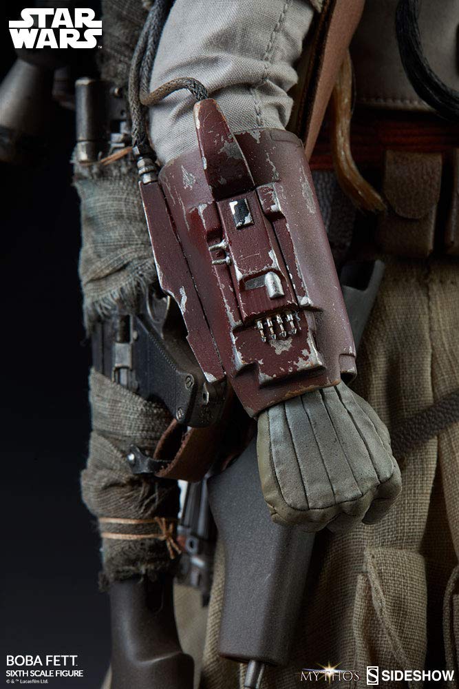 Sideshow Star Wars Mythos Boba Fett 1/6 Scale 12-Inch Premium Collectible Action Figure - Perfect for Display, Gifts & Star Wars Fans Collection