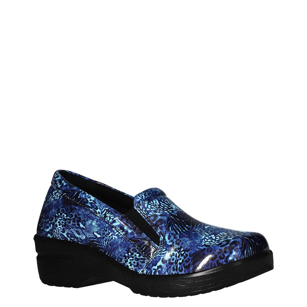 Easy Works by Easy Street Women's Leeza Clog - Comfortable Slip-On Shoes for Nurses, Teachers & Healthcare Workers | All-Day Support & Cushioning