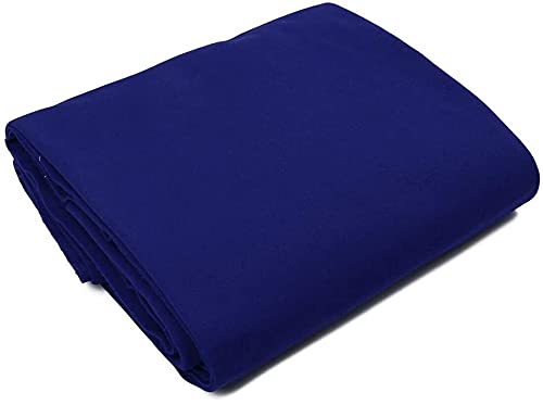 Premium Worsted Wool & Nylon Billiard Cloth - 9ft Pool Table Felt Mat (6 Strips) - Durable Professional Grade for Home, Hotel & Bar Use - Ideal for Game Rooms, Man Caves & Entertainment Spaces - Blue M-G1020