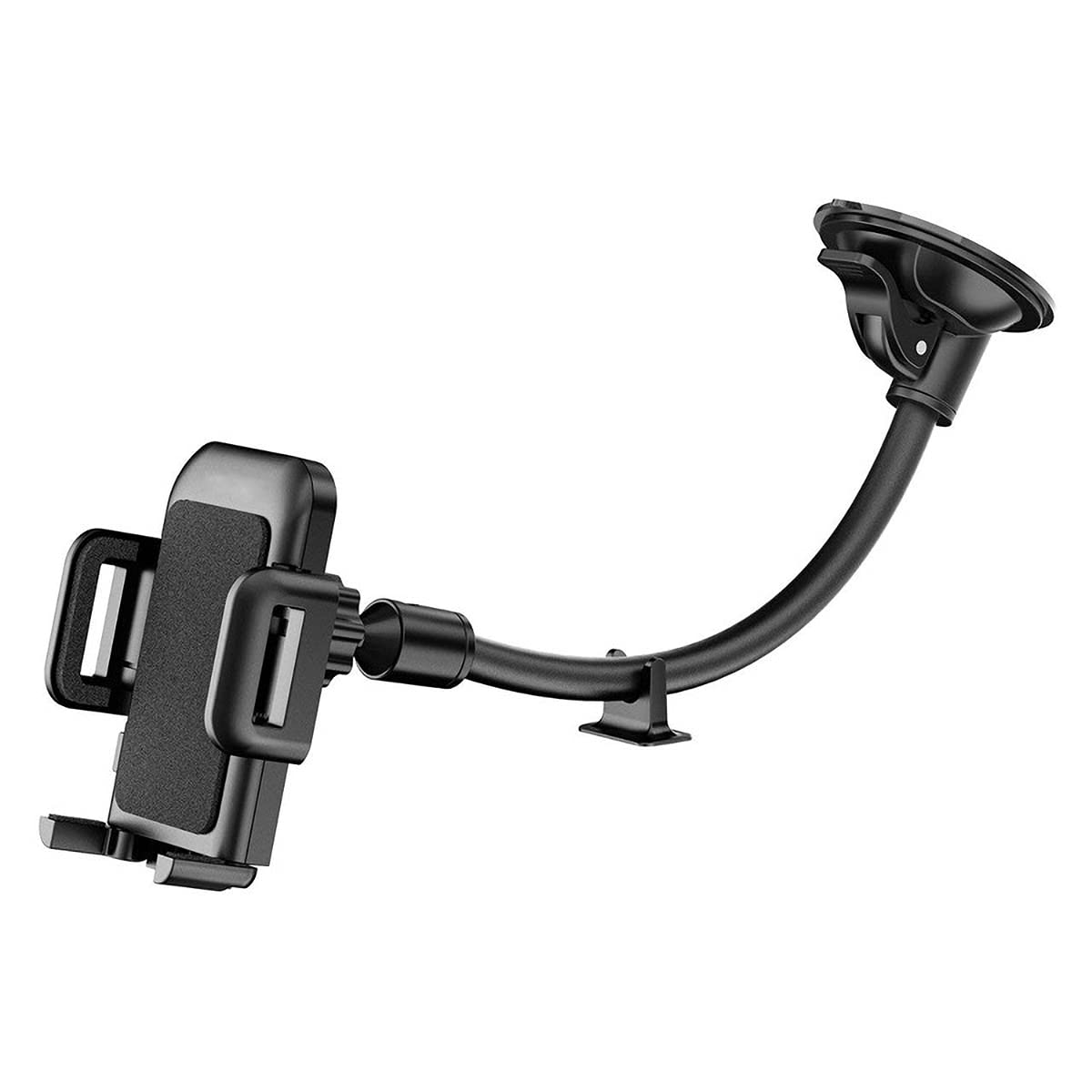 DEDC Long Arm Car Phone Holder - Dashboard & Windshield Mount with Suction Cup for Safe Driving