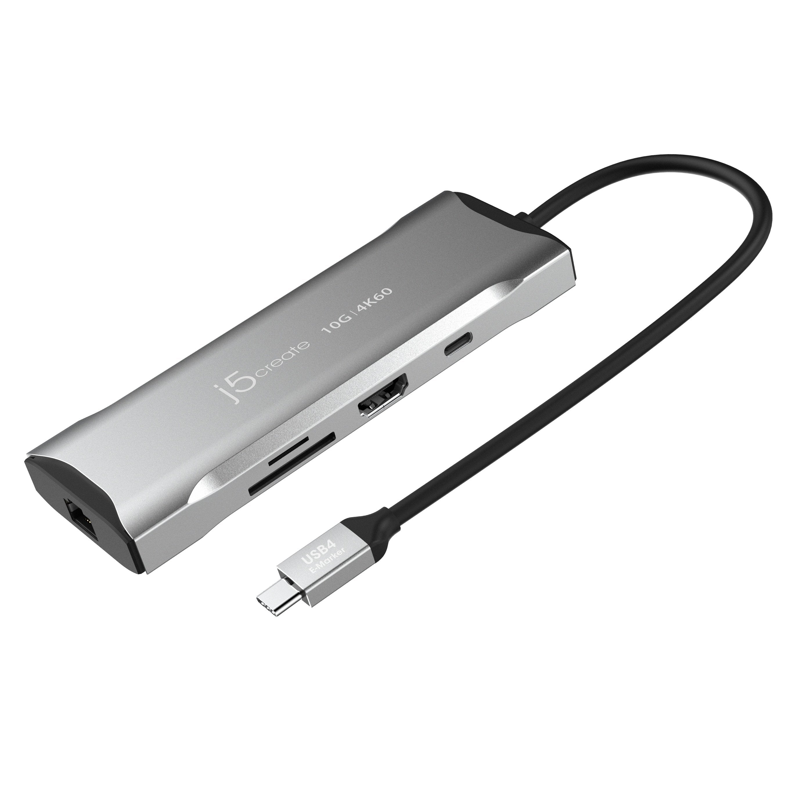 4K60 Elite USB C® 10Gbps Mini Dock - Portable USB C Hub with HDMI, Ethernet & USB Ports for MacBook Pro, Dell XPS, Surface Pro - Perfect for Home Office, Gaming & Video Editing