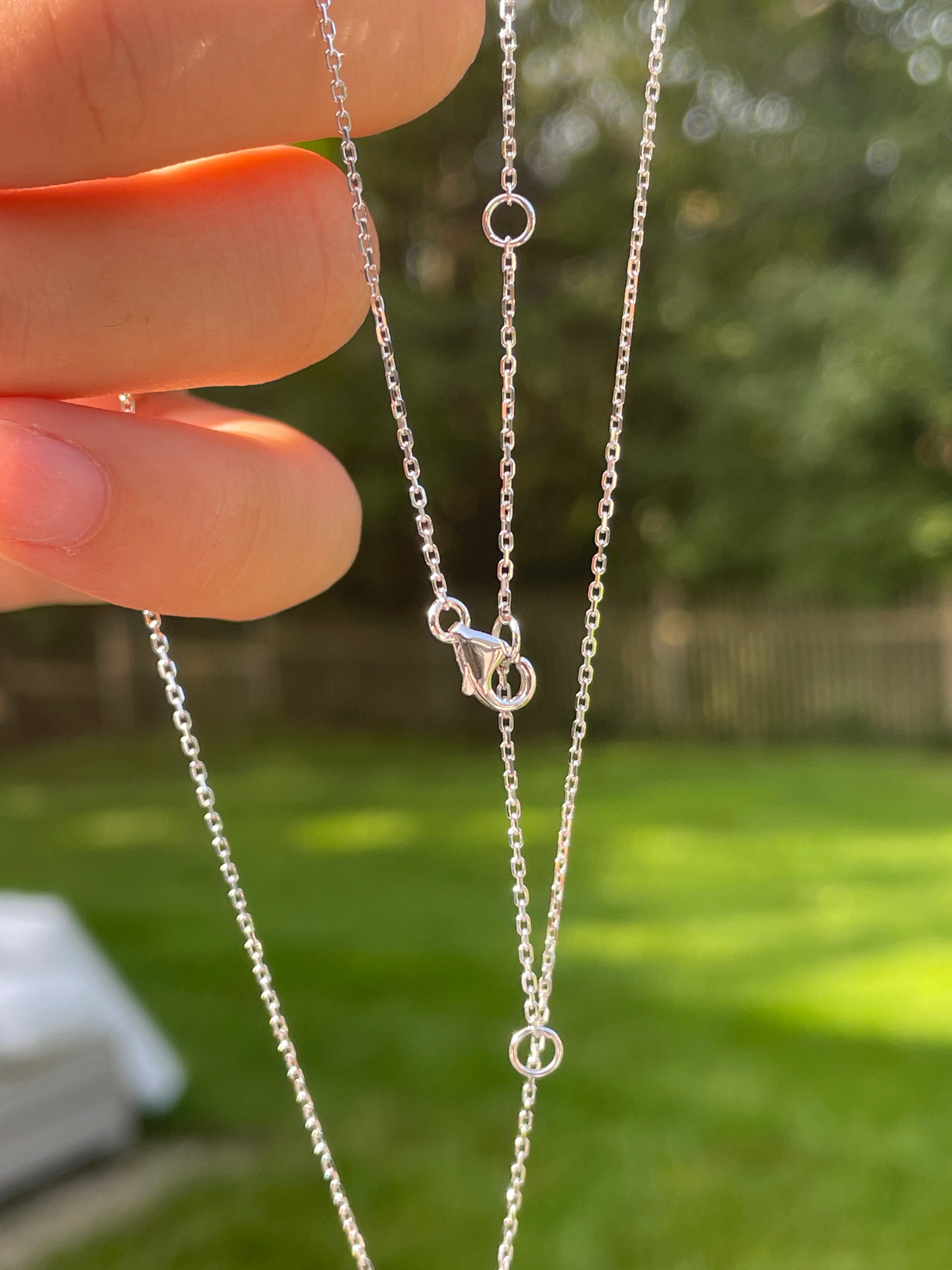 18K Gold Lab-Created 0.61 Carat Diamond Pendant Necklace for Women - Elegant Gift for Anniversary, Valentine's Day & Special Occasions